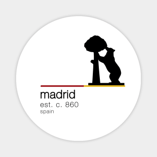 Madrid Bear Statue design Magnet